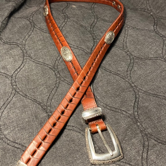Brighton Medium Ladies Brown Leather Belt main image 7